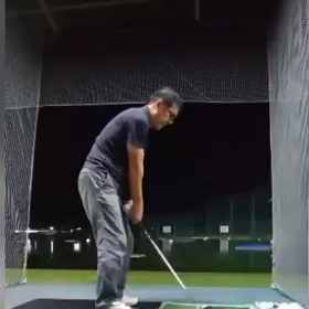 5番アイアンで大根切り！の画像