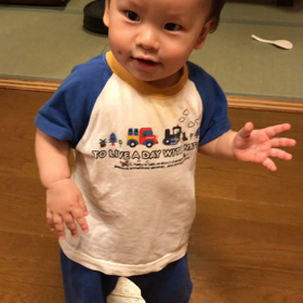 11/10 息子が初めて歩いた！の画像
