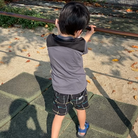 逆上がり訓練中の画像