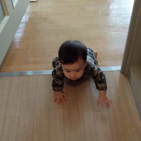 匍匐前進の画像