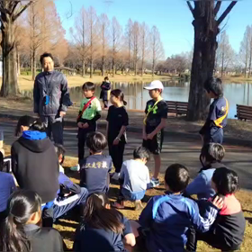 ミニ駅伝（優勝インタビュー）②の画像