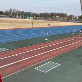 男子走り幅跳び③の画像