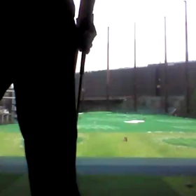 右打ち9アイアンで160ヤード弱、振りすぎ(笑)の画像