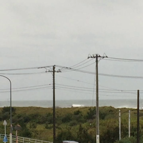 9月2日千葉北、東浪見の朝の波の画像