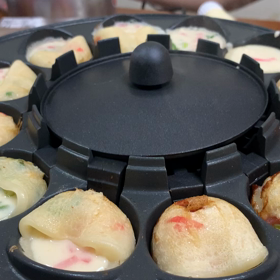 たこ焼きの夕食の画像