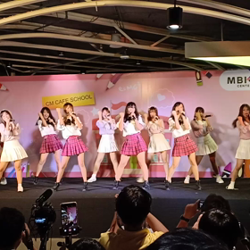 Cm cafe show song in mbk eventの画像