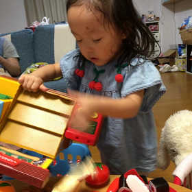 今晩の父娘の画像