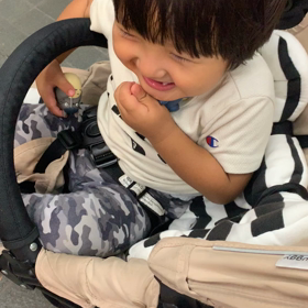 保育園帰り☆トトロとせんべい☆の画像