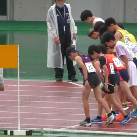 男子６年1000m４組目①の画像