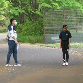 リレー選考会(女子)スタート付近②の画像