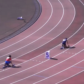 チャレンジカップ男子リレー２組目ビデオ動画の画像