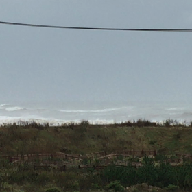 10月23日千葉北、東浪見の朝の波の画像