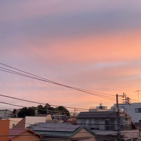 満月の朝　5時55分の画像