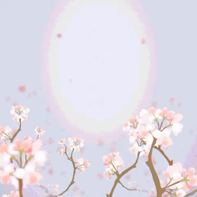 お花見の画像