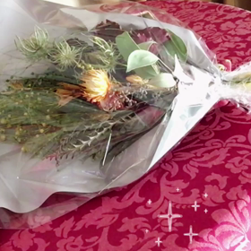 素敵な花束の画像
