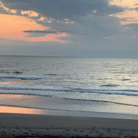 5月29日千葉北、東浪見の朝の波の画像
