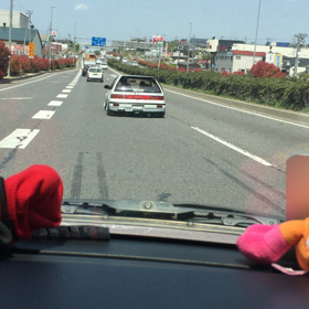 シビック走行中と足湯♫꒰･‿･๑꒱の画像