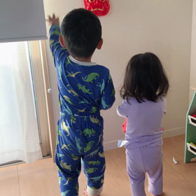 節分の朝練。笑の画像