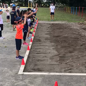 7月9日 立ち幅跳び②の画像