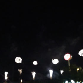 冬の花火の画像