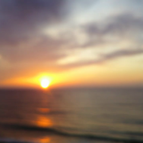 今朝の朝陽と朝焼けの動画ですの画像