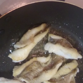 昨日の料理 カサゴのムニエルの画像