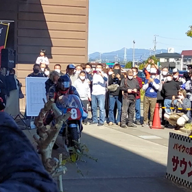 バイクの集いの画像