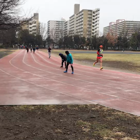 男女Cチーム ２走→３走 ②の画像