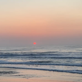 6月13日千葉北、東浪見の朝の波の画像