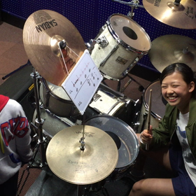 ドラムレッスンの画像