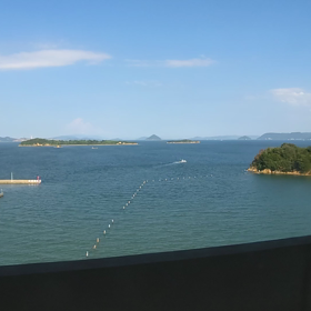 瀬戸大橋からの車窓☆の画像