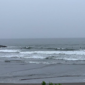 6月27日千葉北、東浪見の朝の波の画像