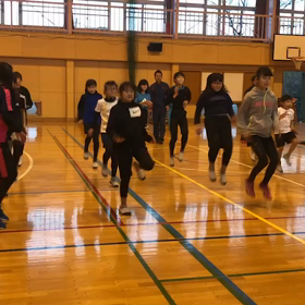 川越小練習 ウォーミングアップ③の画像