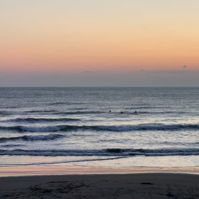 11月11日千葉北、東浪見の朝の波の画像