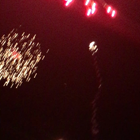 ☆小学校の花火大会☆の画像