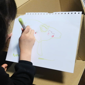 描けて嬉しいの画像