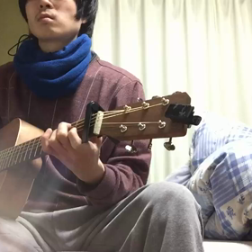 自宅での弾き語り。の画像