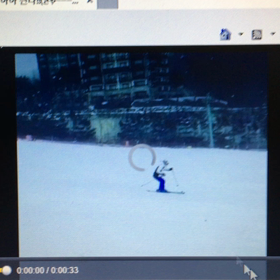 初めてのスキーの画像