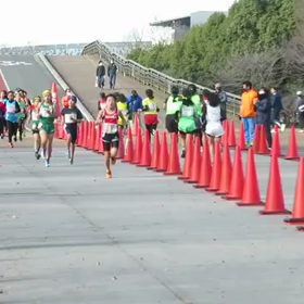 折り返し前後 タイムトライアル女子の部②の画像