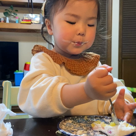 早食い競争⁉️の画像