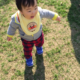 ファーストシューズではじめての外遊び♪の画像