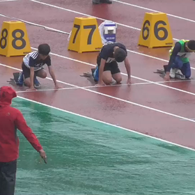 ６年女子100ｍ 9組目の画像