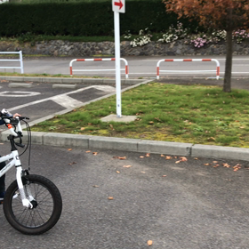 Q次郎自転車に乗れるようになりました☆の画像