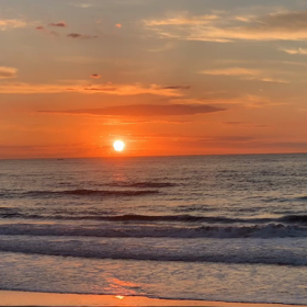 6月18日千葉北、東浪見の朝の波の画像