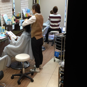 都賀美容室モアビー！営業1コマの画像