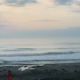 7月10日千葉北、東浪見の朝の波の画像