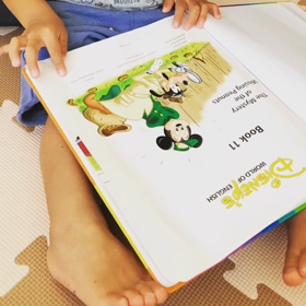 ☆DWEの絵本を読む ぴーすけ☆の画像