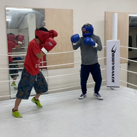 ジム内のスパーリングやマスボクシングについて。の画像