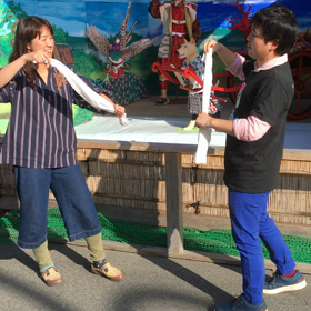 第106回BOR 桃太郎も応援！ペーパー相撲〜の画像