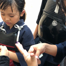 マメ作りながら頑張ってました♪の画像